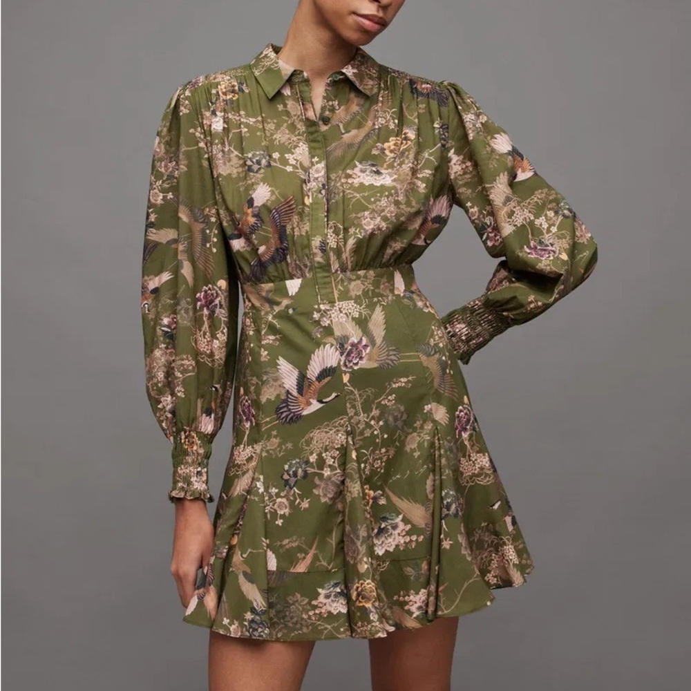 ALL SAINTS Keeley Peggy floral mini dress